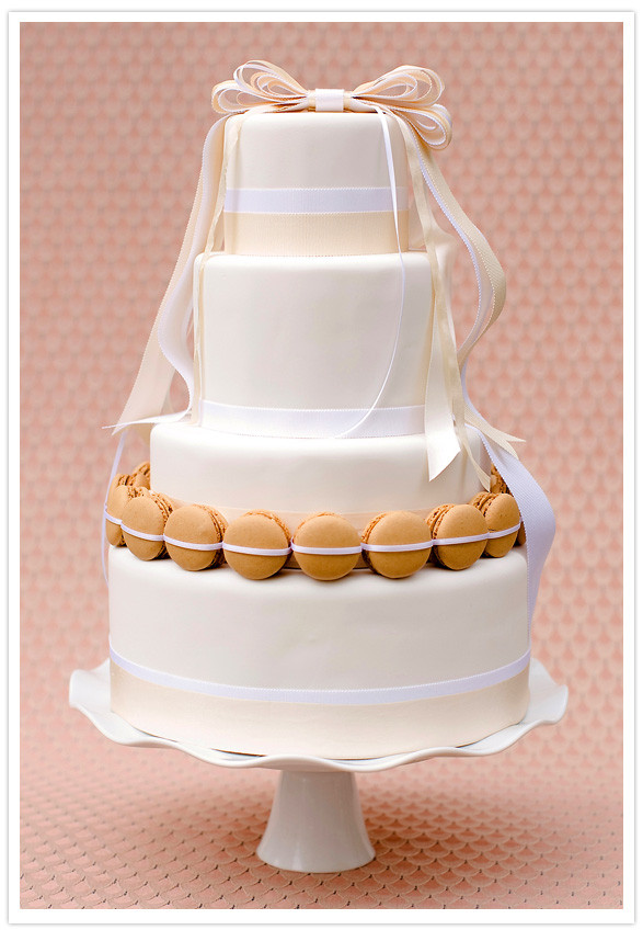 Paris Wedding Cakes
 Simply elegant Paris wedding Faymi Eric