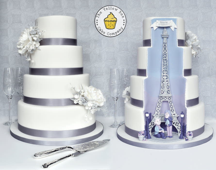 Parisian Wedding Cakes
 A very Parisian Wedding Cake Cake by Yellow Bee Cake