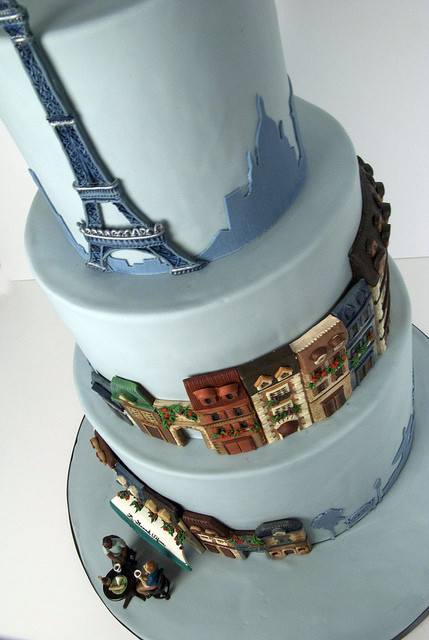 Parisian Wedding Cakes
 Wedding Cakes Parisian Themed Wedding Cake