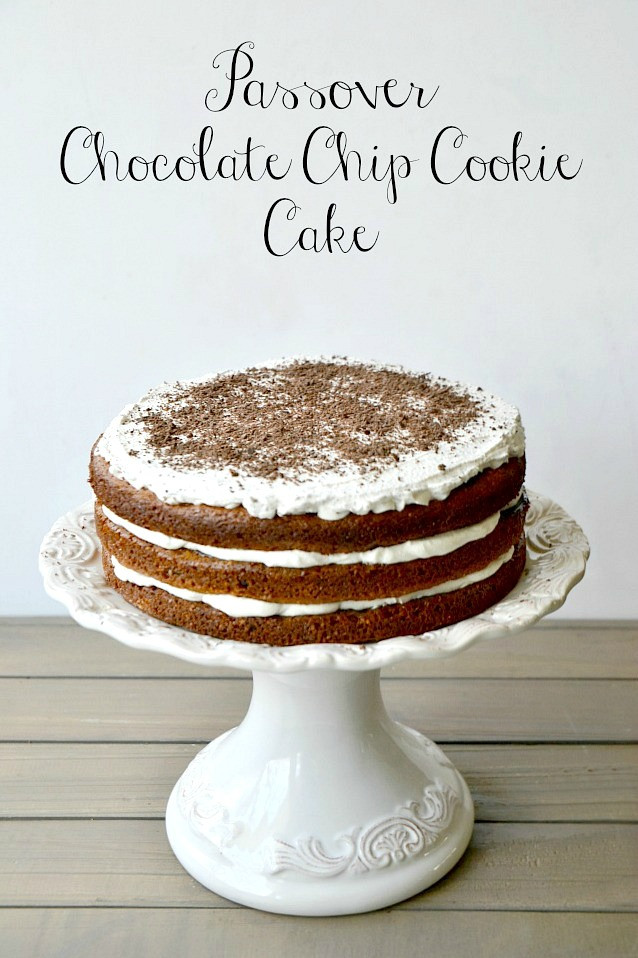 Passover Chocolate Cake
 KITCHEN TESTED – Passover Chocolate Chip Cookie Cake on
