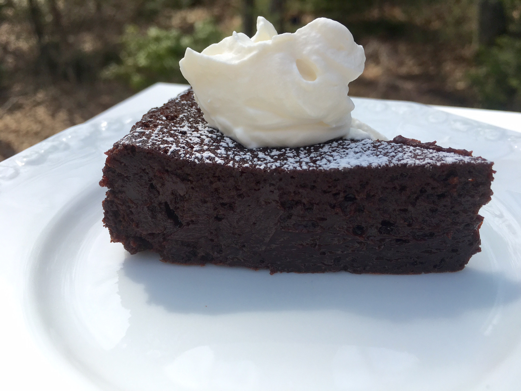 Passover Flourless Chocolate Cake
 Intensely Chocolate Flourless Cake for Passover