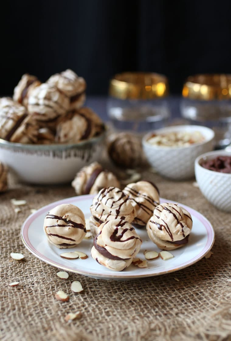 Passover Meringue Cookies
 Gluten Free Almond Cherry Chocolate Meringue Cookies with