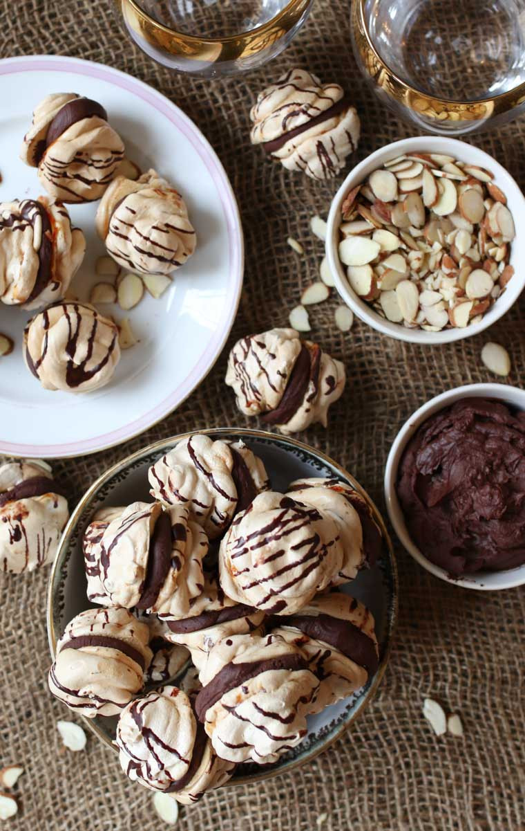 Passover Meringue Cookies
 Gluten Free Almond Cherry Chocolate Meringue Cookies with