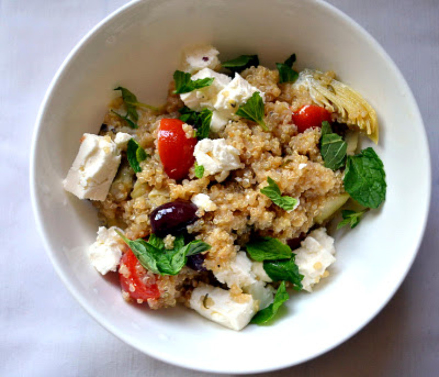Passover Quinoa Recipe
 Greek Infused Quinoa Salad for Passover The Little