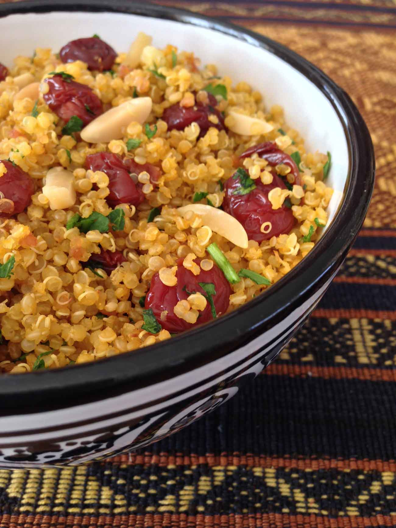 Passover Quinoa Recipe
 Festive Almond Cherry Quinoa Jewish Food Experience