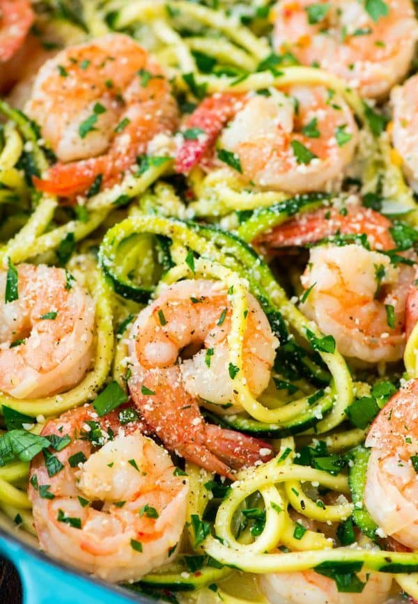 Pasta And Shrimp Recipes Healthy
 Healthy Shrimp Scampi with Zucchini Noodles