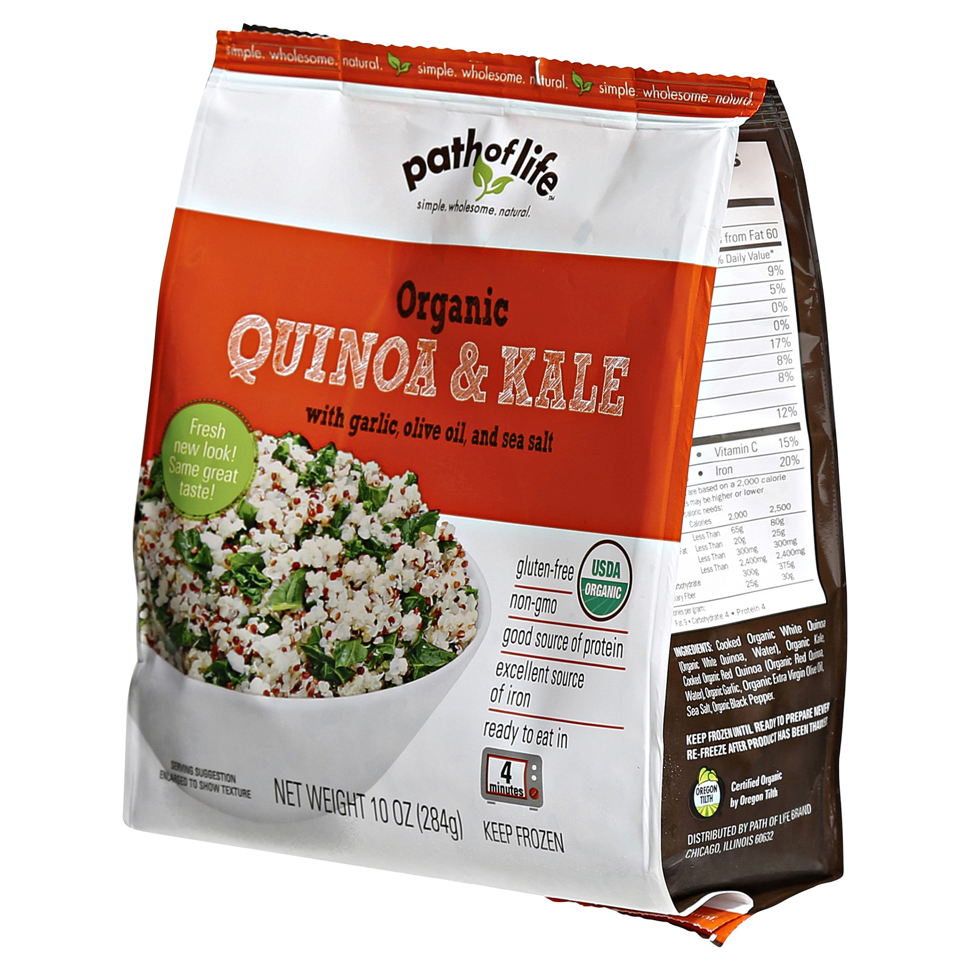 Path Of Life Organic Quinoa And Kale
 path of life mediterranean quinoa nutrition