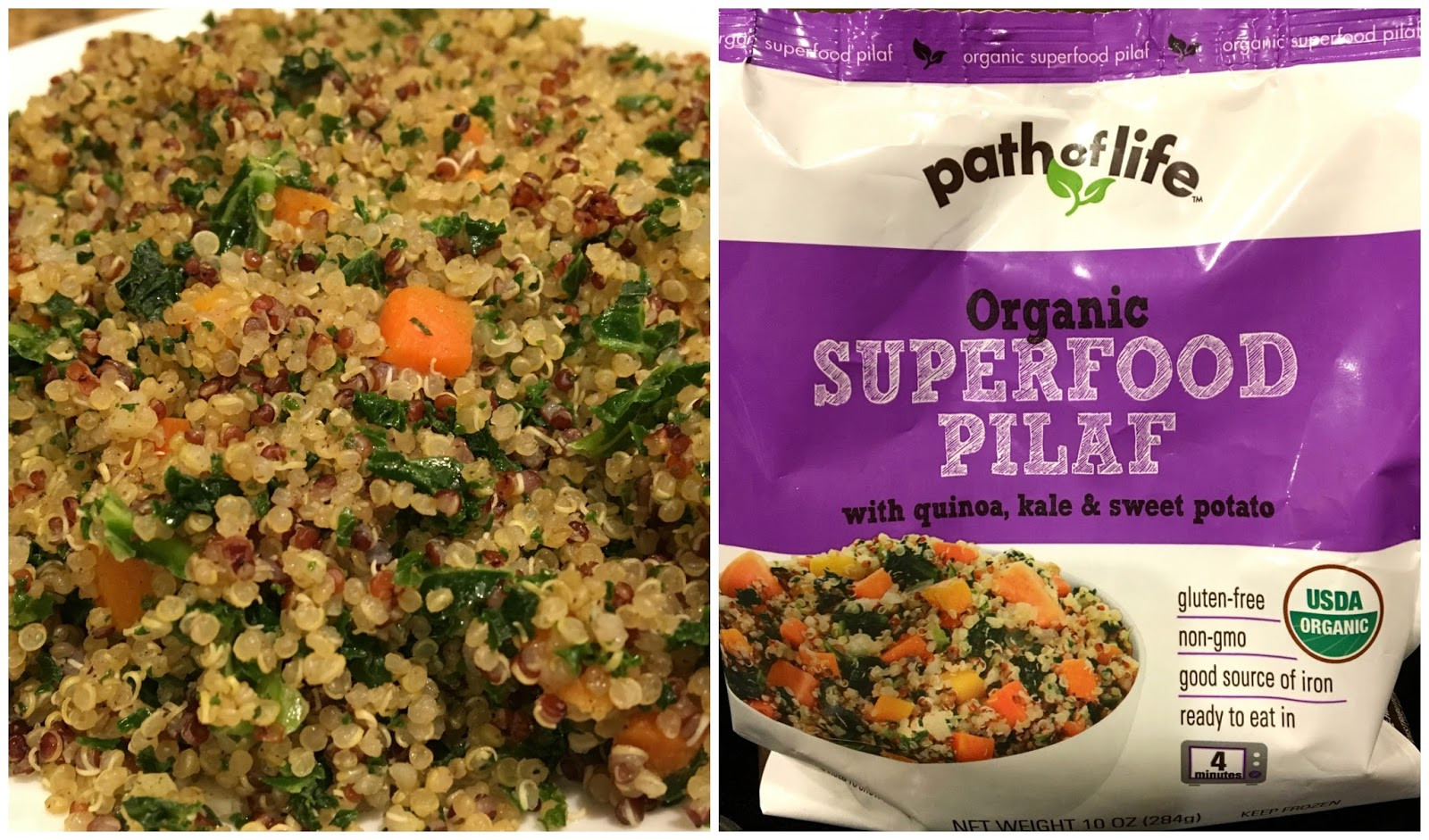 Path Of Life Organic Quinoa And Kale
 The Gluten & Dairy Free Review Blog Path of Life Product