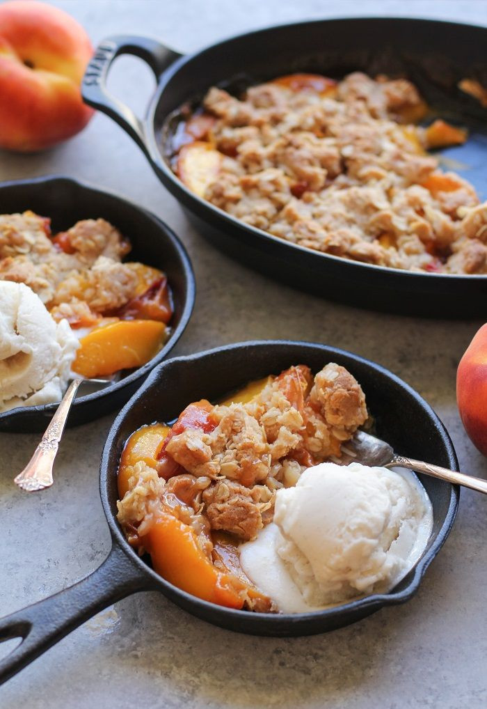 Peach Recipes Healthy
 Peach Crisp gluten free and vegan Recipe