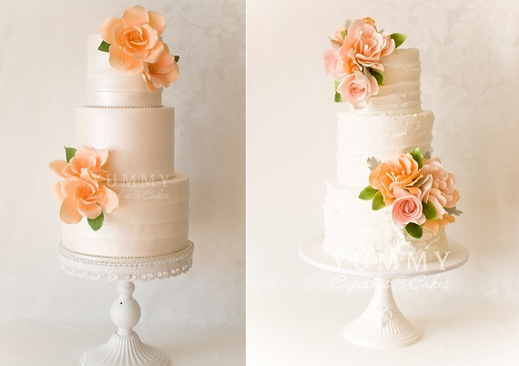 Peach Wedding Cake
 Peach Wedding Cakes – Cake Geek Magazine