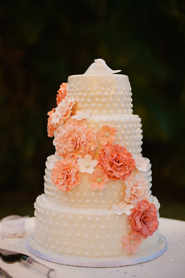 Peach Wedding Cake
 peach wedding cakes peach wedding cake gallery