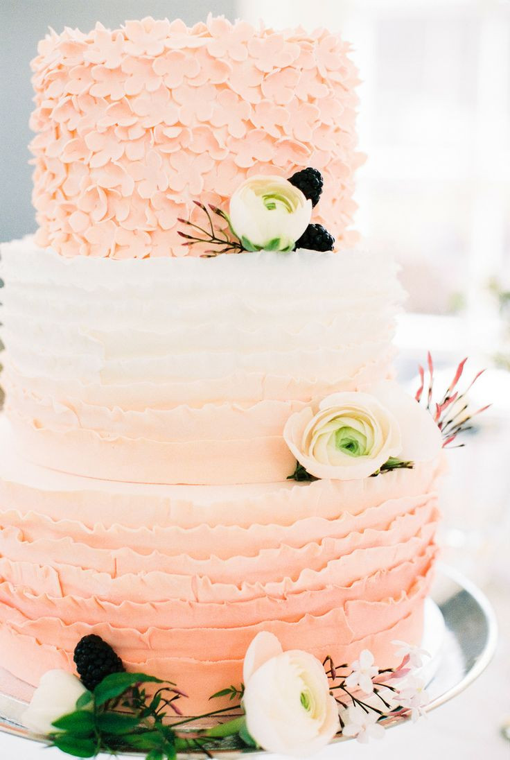 Peach Wedding Cake
 peach wedding cakes peach wedding cake gallery