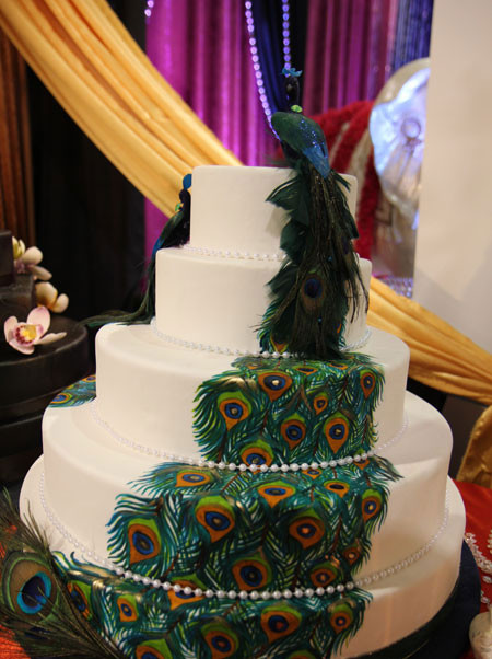 Peacock Themed Wedding Cakes
 Peacock Wedding Cakes Best of Cake