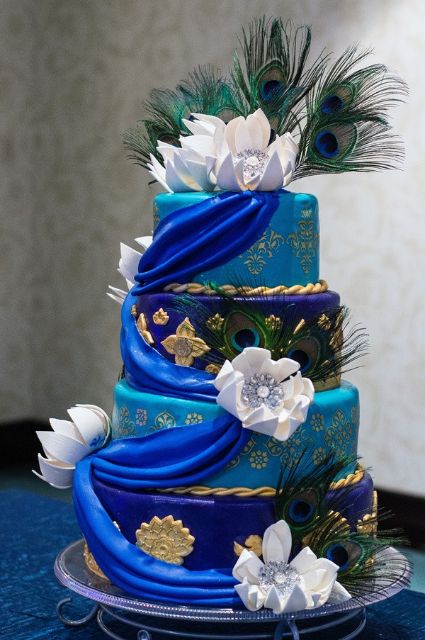 Peacock Themed Wedding Cakes
 The fiercest quince theme for the brave and bold quince