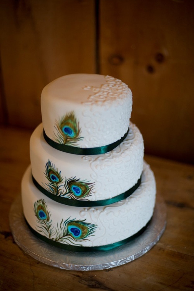 Peacock Wedding Cakes
 Peacock Wedding Cake