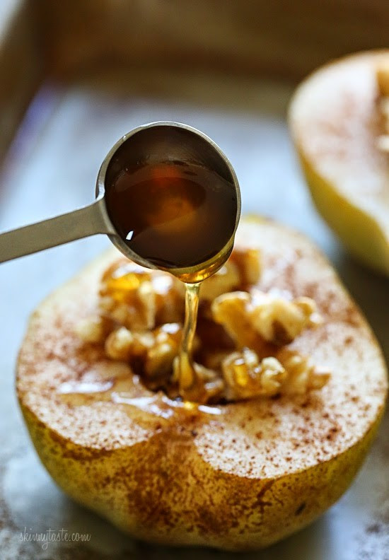 Pear Desserts Healthy
 Baked Pears with Walnuts and Honey