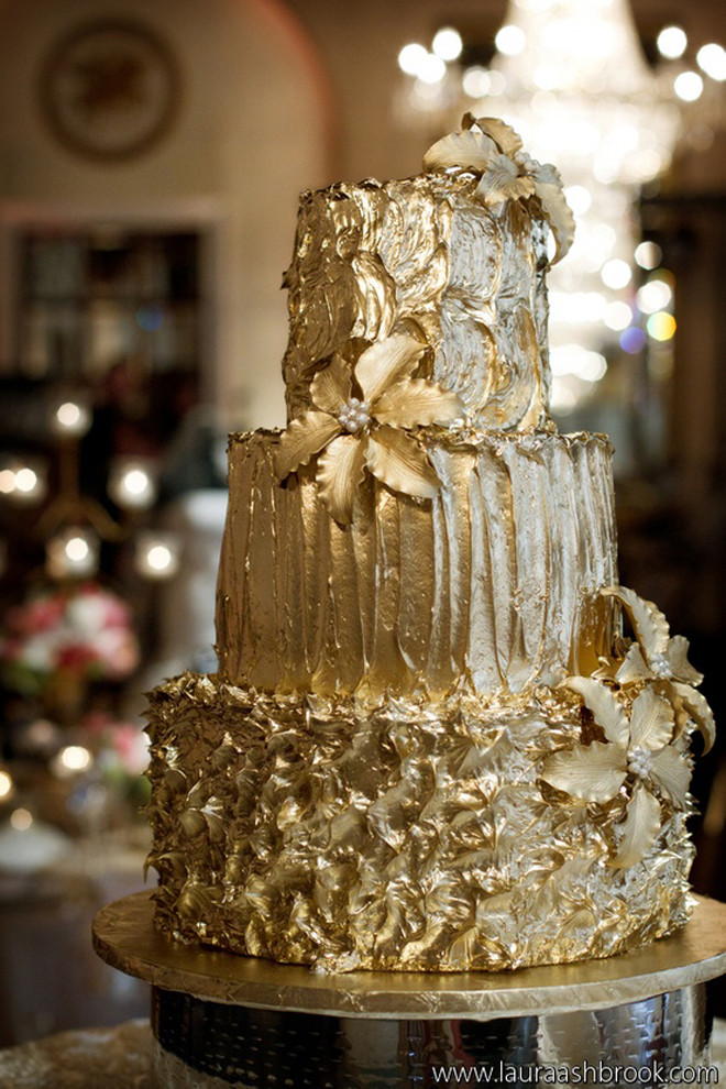 Pics Of Wedding Cakes
 Gold Wedding Cakes Belle The Magazine