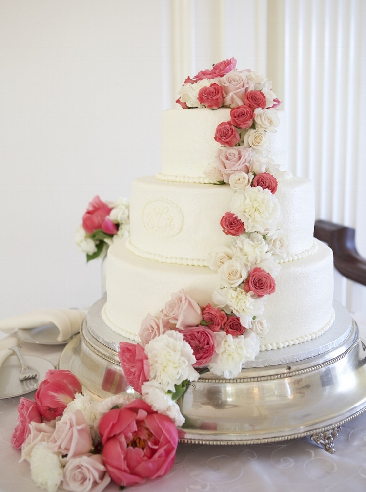 Pictures Of Wedding Cakes
 Wedding cakes with fresh flowers simple natural elegant