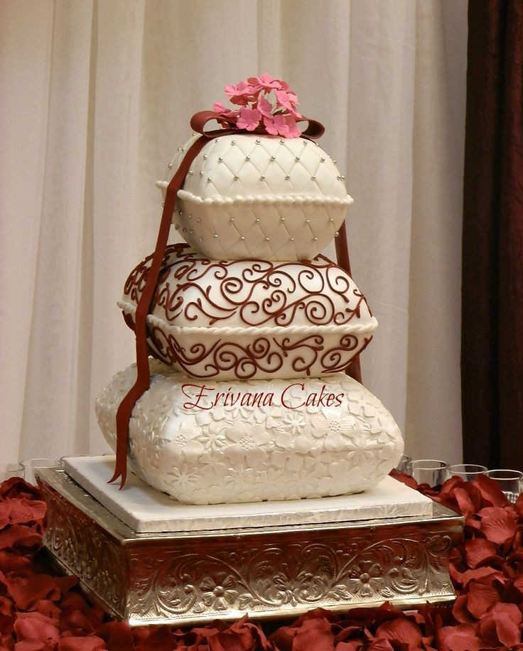 Pillow Wedding Cakes
 Best 25 Pillow wedding cakes ideas on Pinterest