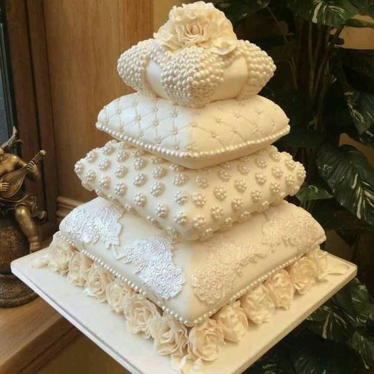 Pillow Wedding Cakes
 My pillow cakes cake by Liz Sheridan CakesDecor