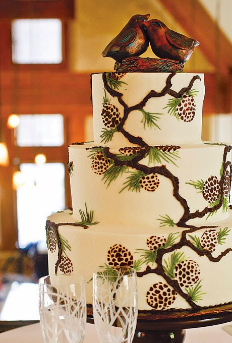 Pine Cone Wedding Cakes
 Pine Cone Wedding Lots of love Susan