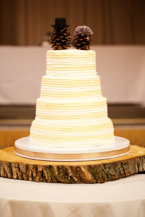 Pine Cone Wedding Cakes
 West Virginia Rustic Style Wedding Rustic Wedding Chic