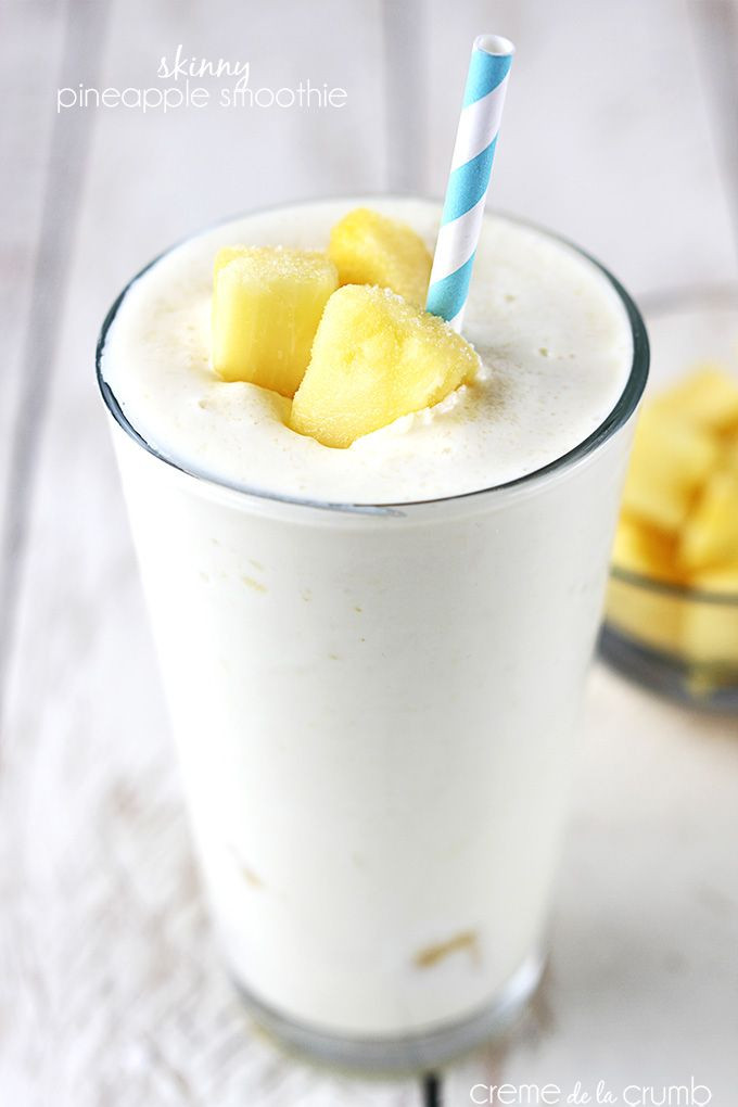 Pineapple Smoothies Healthy
 A sweet and tangy pineapple smoothie that is secretly