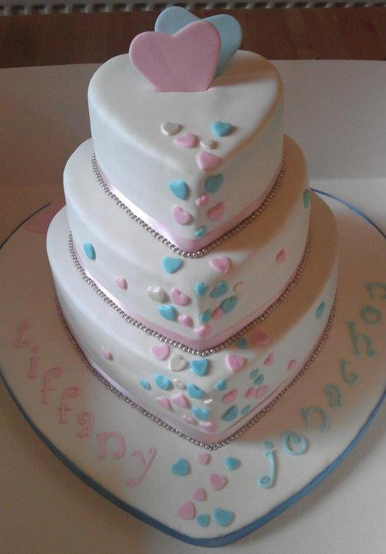 Pink And Blue Wedding Cakes
 My very talented friend Lou Lou and her cake making skills