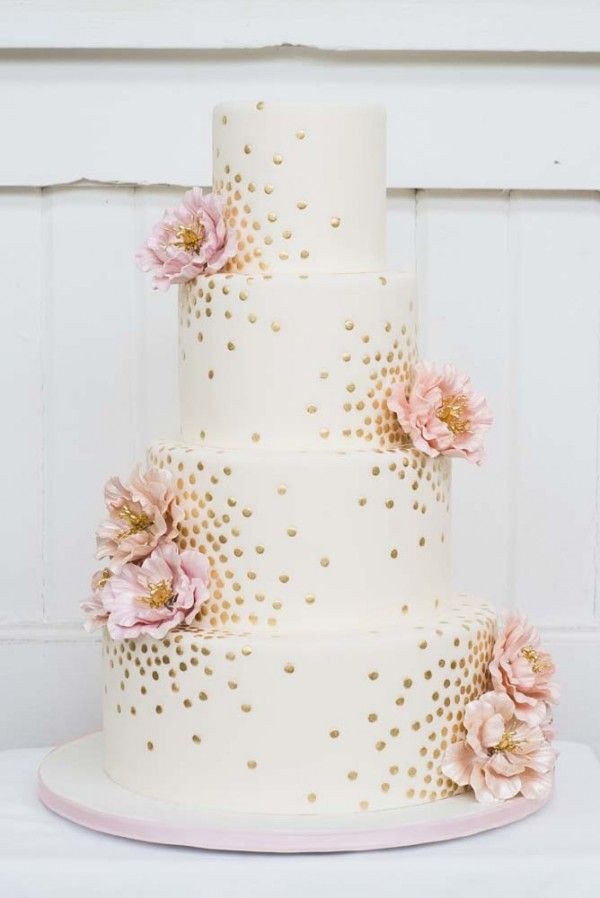 Pink And Gold Wedding Cakes
 Top 22 Glittery Gold Wedding Cakes For 2016 Trends