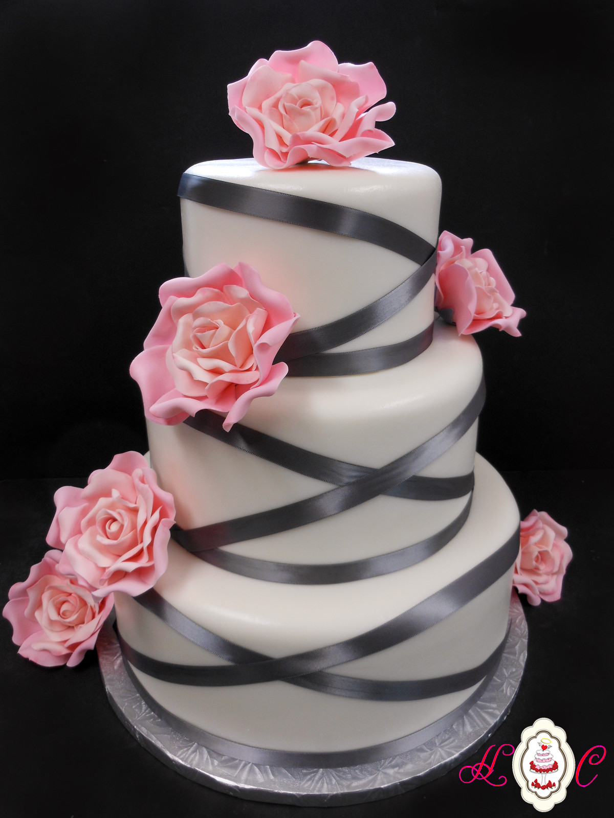 Pink And Grey Wedding Cakes
 Serving Parkersburg Wedding Cakes Heavenly Confections