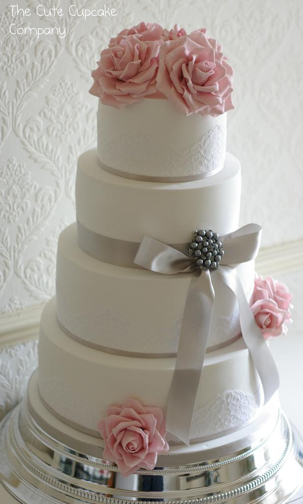 Pink And Grey Wedding Cakes
 Wedding Cakes Pink And Dove Grey Wedding Cake
