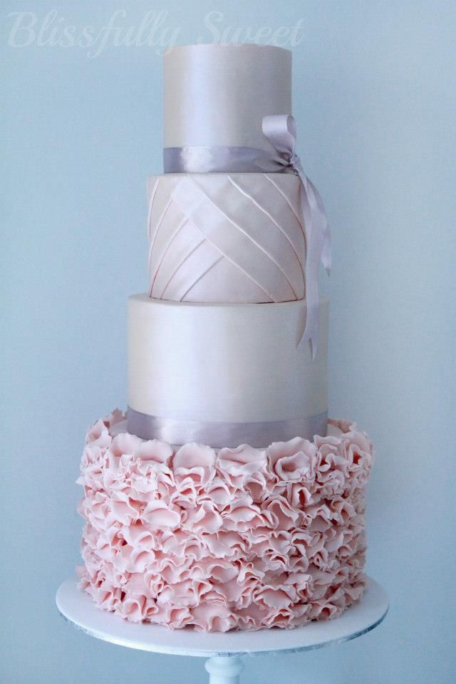 Pink And Silver Wedding Cakes
 Best 25 Pink silver weddings ideas on Pinterest
