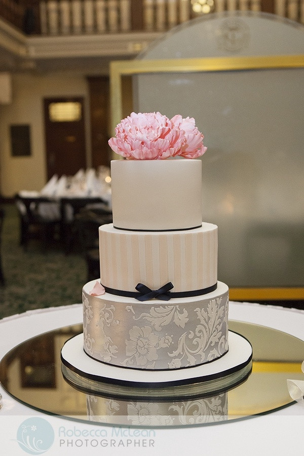Pink And Silver Wedding Cakes
 23 Best images about Sparkling Silver Weddings on