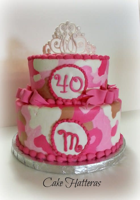 Pink Camo Wedding Cakes
 Pink Camo Cake Cake by Donna Tokazowski Cake Hatteras