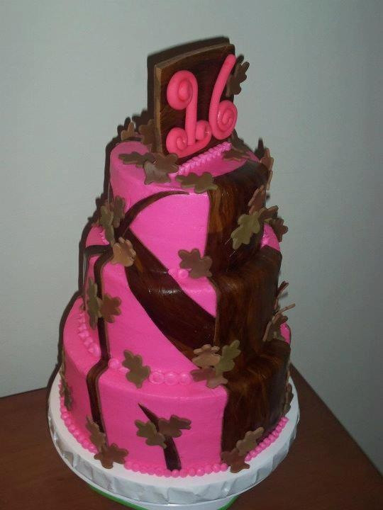 Pink Camouflage Wedding Cakes
 Pink Camo Cake Party Ideas Pinterest