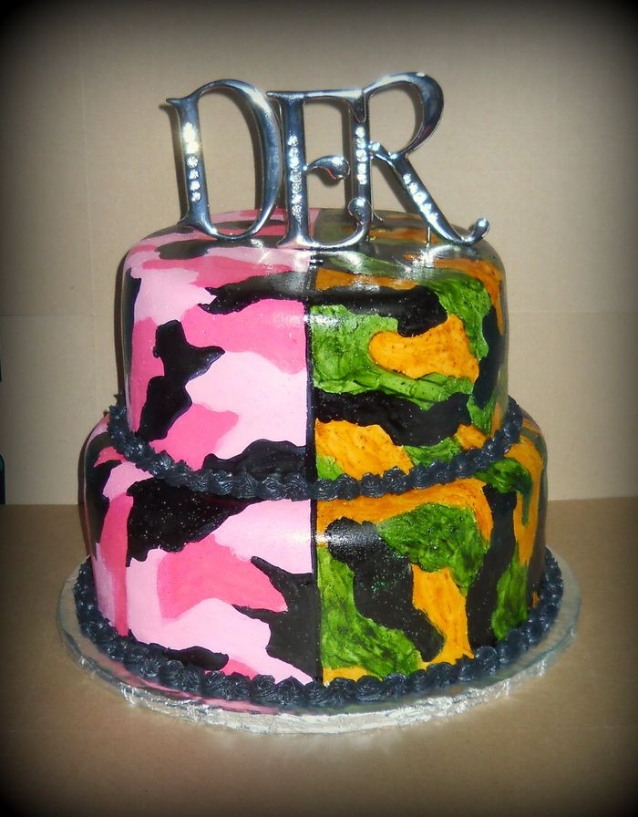 Pink Camouflage Wedding Cakes
 180 best images about Wedding Cakes Designs on Pinterest