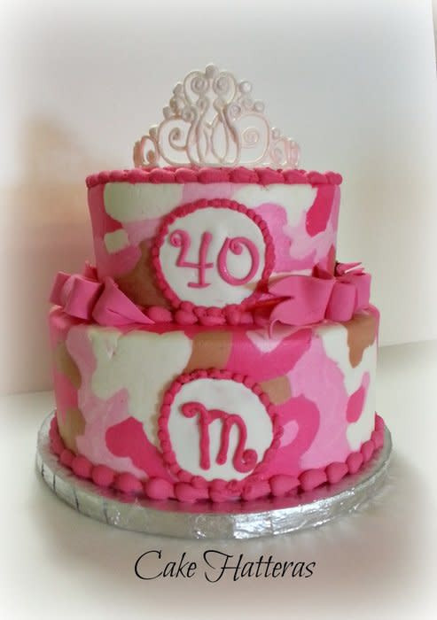 Pink Camouflage Wedding Cakes
 Pink Camo Cake Cake by Donna Tokazowski Cake Hatteras