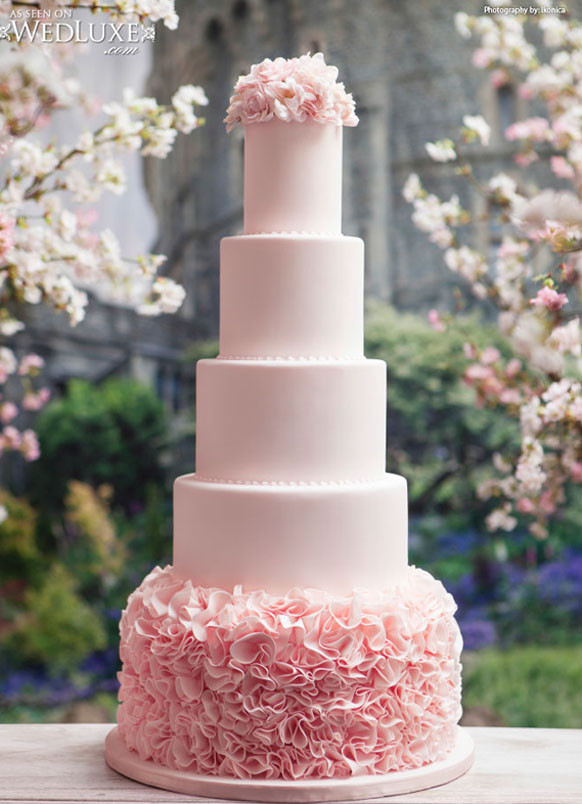 Pink Wedding Cakes
 luxury blush pink wedding cake Archives Weddings Romantique