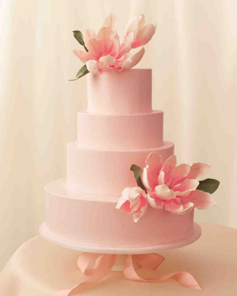 Pink Wedding Cakes
 Floral Wedding Cakes