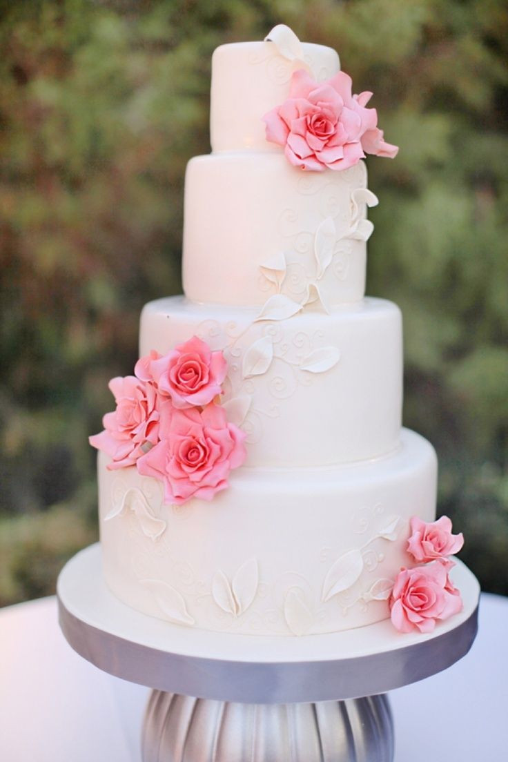 Pink Wedding Cakes
 Team Wedding Blog 27 Pretty Pink Wedding Cakes We Adore