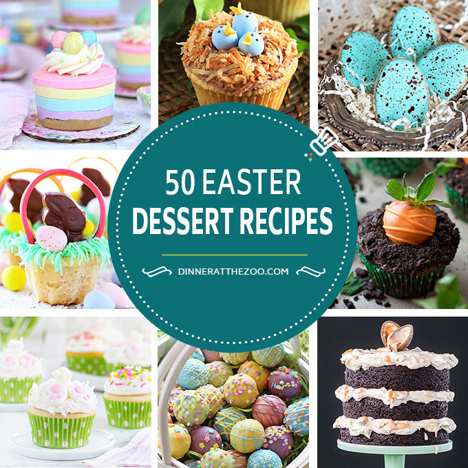 Pinterest Easter Desserts
 50 Festive Easter Dessert Recipes Dinner at the Zoo