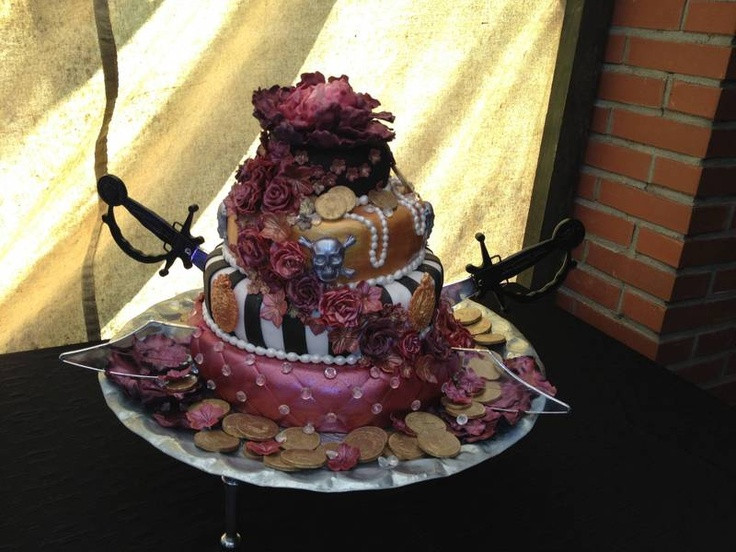 Pirate Wedding Cakes
 17 Best images about Pirates of the Caribbean Wedding on