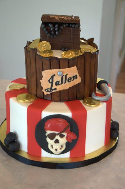 Pirate Wedding Cakes
 Pirate Birthday Cake Cake by Julie CakesDecor