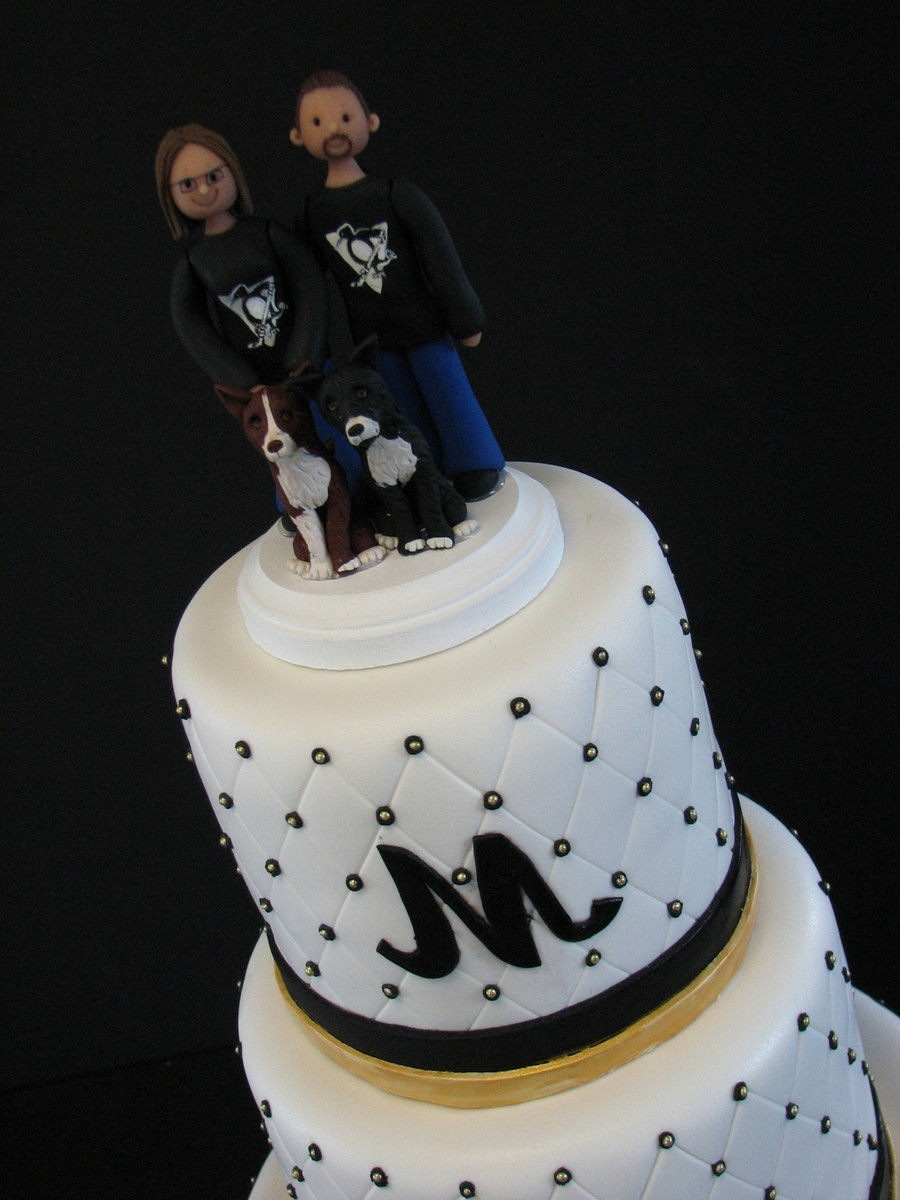 Pittsburgh Wedding Cakes
 Pittsburgh Penguins Themed Wedding Cake CakeCentral