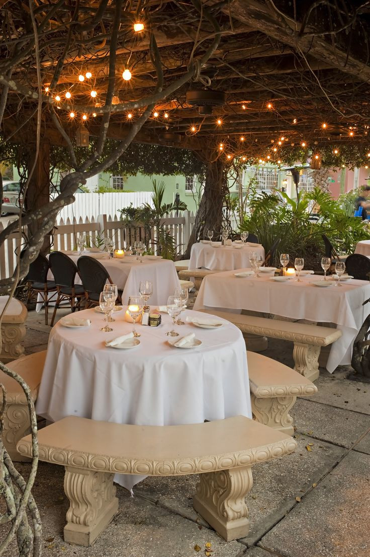 Places For Wedding Rehearsal Dinners
 Lovely presentation under twinkling lights and a Jasmine