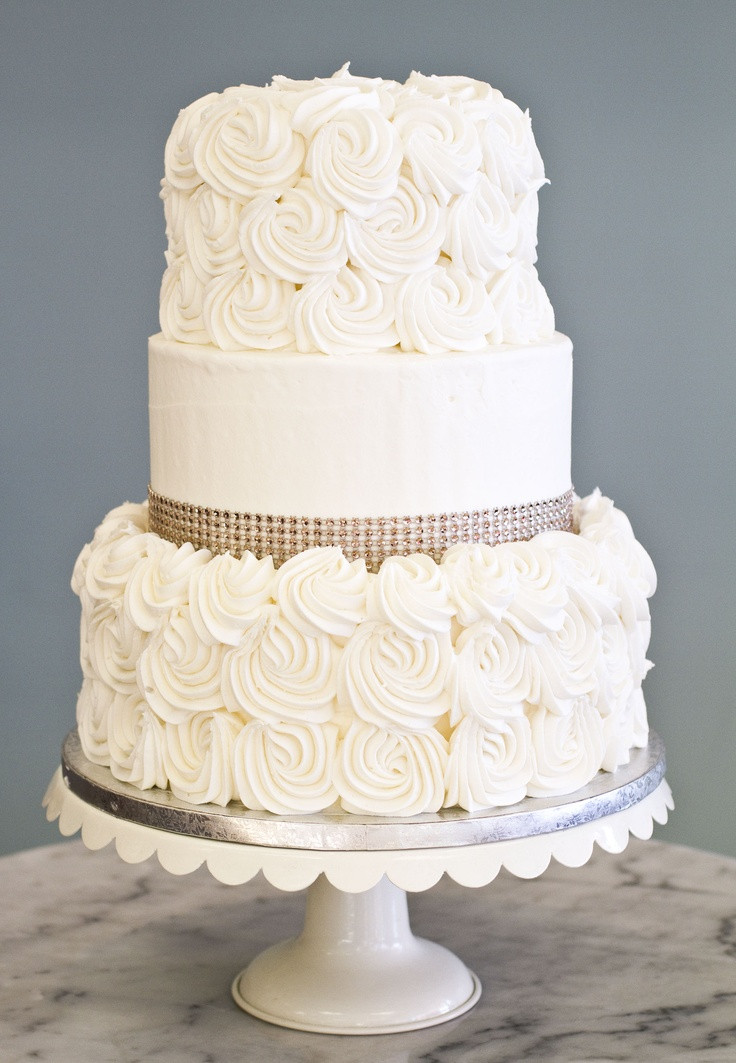 Plain Wedding Cakes
 Simple Wedding Cake Wedding and Bridal Inspiration