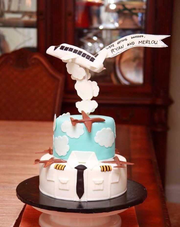 Plane Wedding Cakes
 65 best images about Pilot Cakes on Pinterest