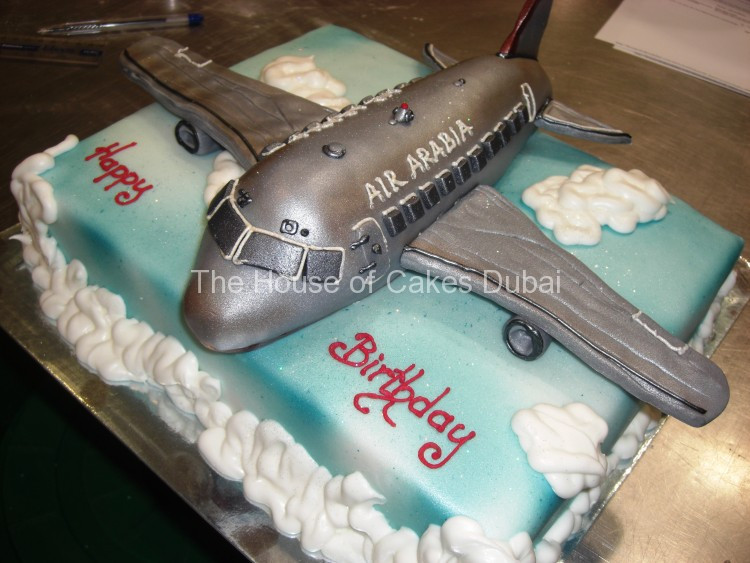 Plane Wedding Cakes
 Air Arabia Plane Cake