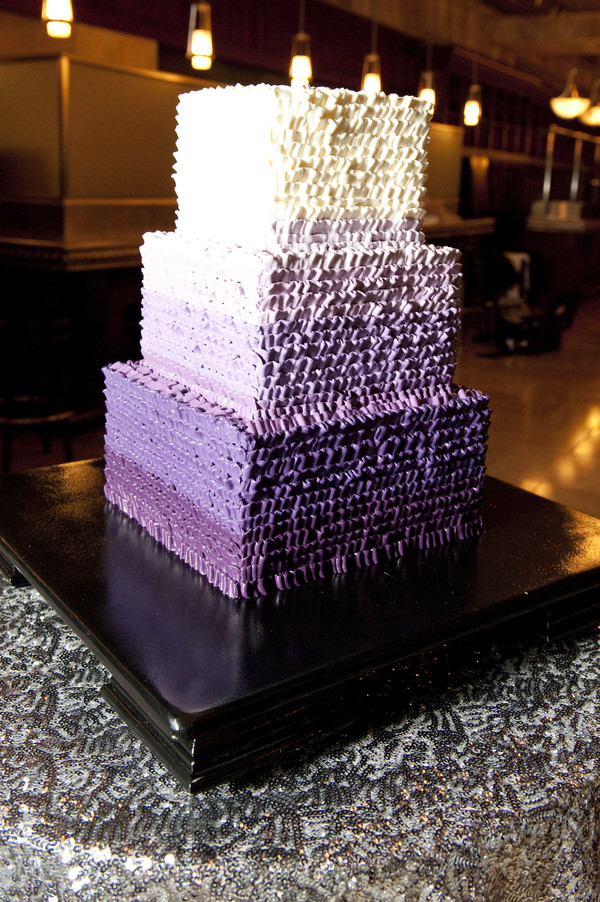 Plum Wedding Cakes
 Ombre Wedding Inspiration – Plum Perfection