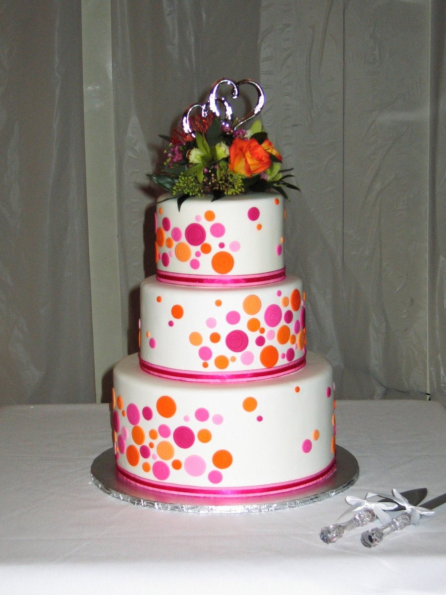 Poka Dot Wedding Cakes
 Polka Dot Wedding Cake CakeCentral